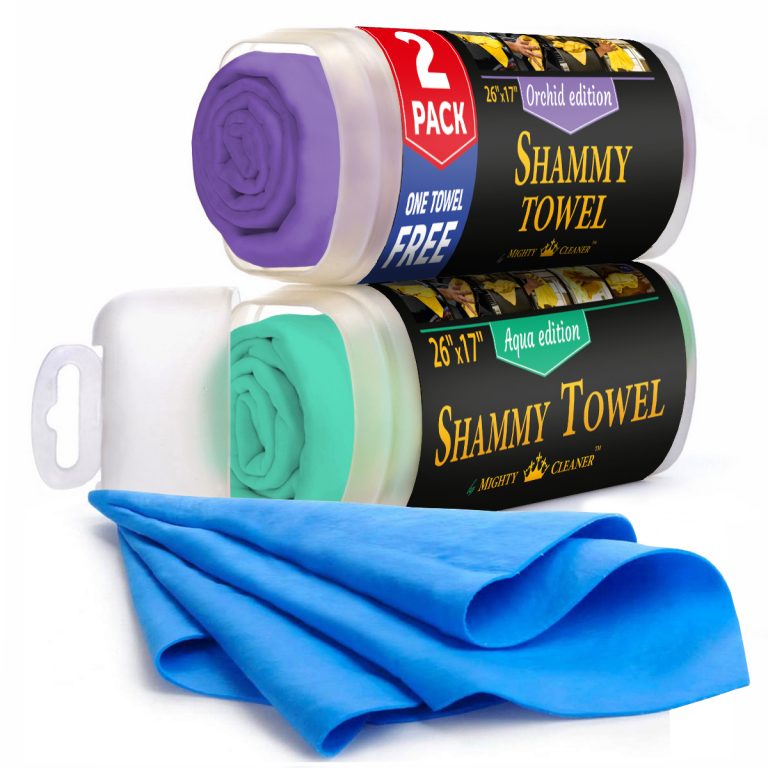 Premium Chamois Cloth for Car 2pack + 1 Bonus Car Shammy Towel 26