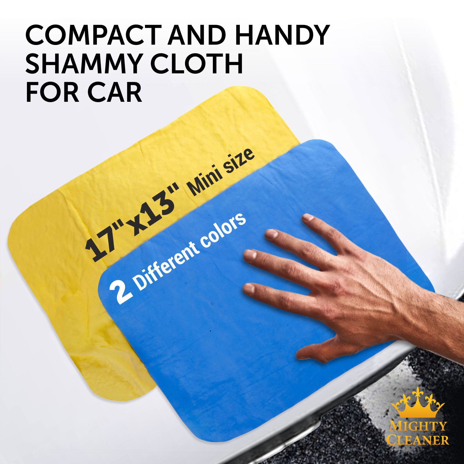 Premium ?ar Shammy Towel - 26 x 17 - Super Absorbent Chamois Cloth for  Car - Original Car Drying Towel